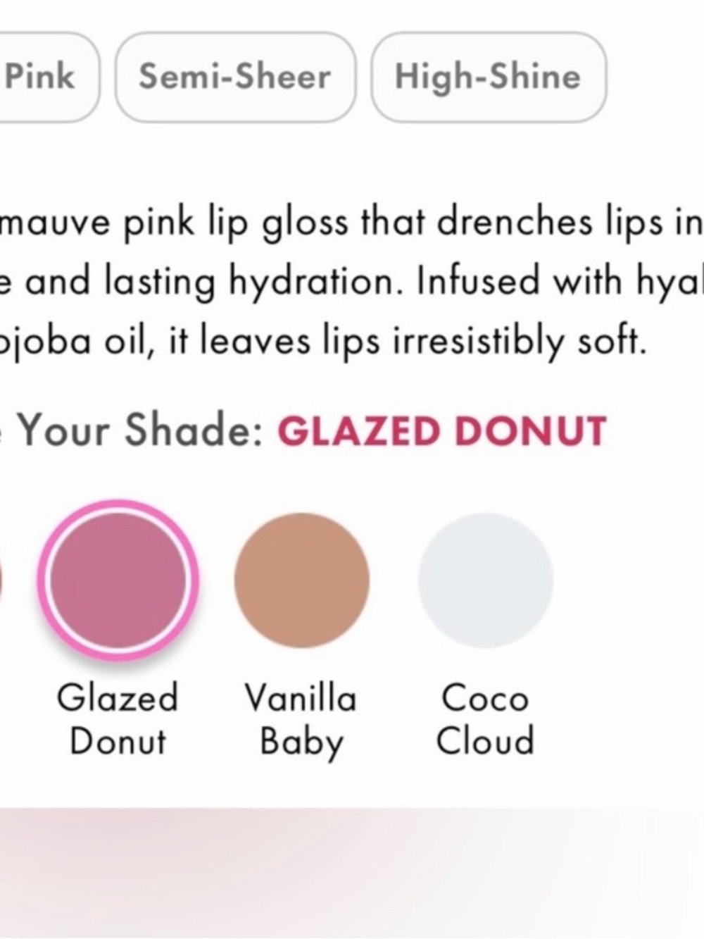 TRULY Hydrating Lip Gloss Tube in Light Pink - Picture 4 of 8